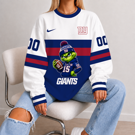 [SPECIAL OFFER] NEW CUSTOMIZED NFL32 NYG NEW YORK GIANTS UNISEX SWEATSHIRT