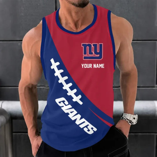 [SPECIAL OFFER] NEW CUSTOMIZED NFL32 NYG NEW YORK GIANTS UNISEX TANK TOP