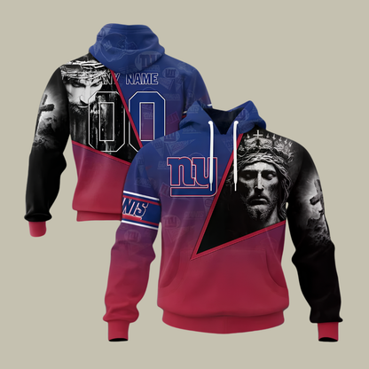 [SPECIAL OFFER] NEW CUSTOMIZED NFL32 NYG NEW YORK GIANTS GOD'S BLESSING T-SHIRT, HOODIE & ZIP HOODIE