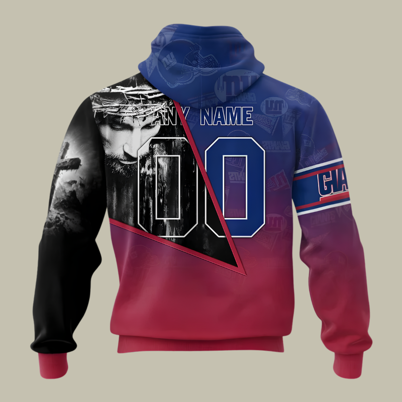 [SPECIAL OFFER] NEW CUSTOMIZED NFL32 NYG NEW YORK GIANTS GOD'S BLESSING T-SHIRT, HOODIE & ZIP HOODIE