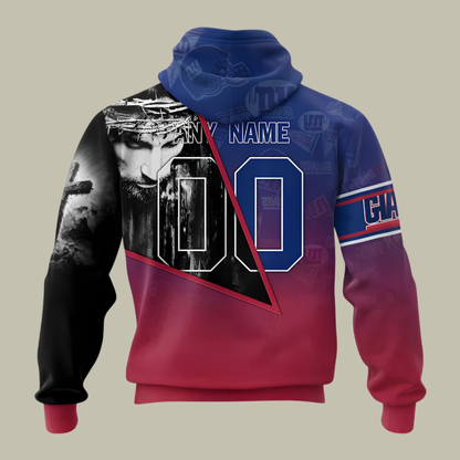 [SPECIAL OFFER] NEW CUSTOMIZED NFL32 NYG NEW YORK GIANTS GOD'S BLESSING T-SHIRT, HOODIE & ZIP HOODIE