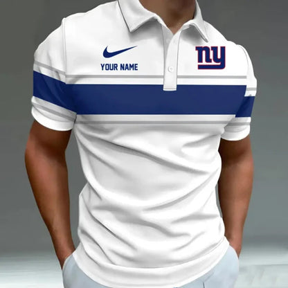 [SPECIAL OFFER] NEW CUSTOMIZED NFL32 NYG NEW YORK GIANTS POLO SHIRT