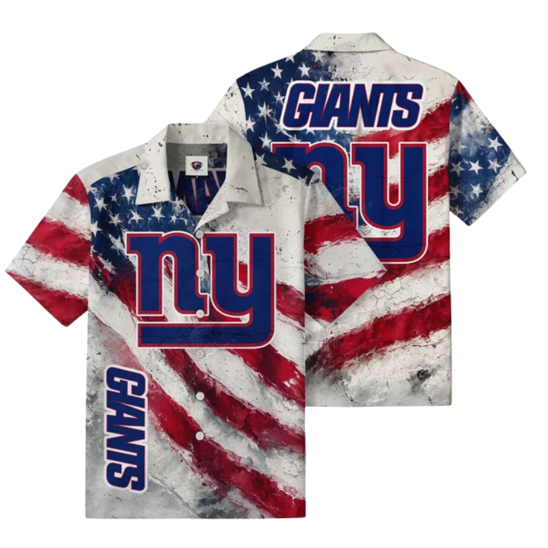 [SPECIAL OFFER] NEW CUSTOMIZED NFL32 NYG NEW YORK GIANTS UNISEX HAWAIIAN SHIRT