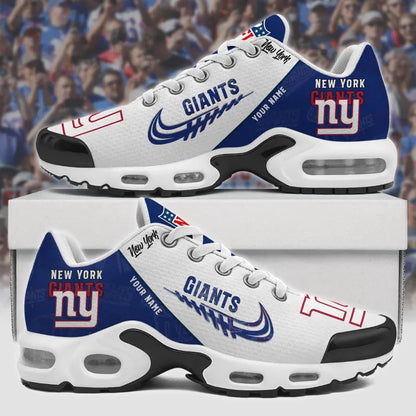 [SPECIAL OFFER] NEW CUSTOMIZED NFL32 NYG NEW YORK GIANTS AIR MAX PLUS SNEAKERS