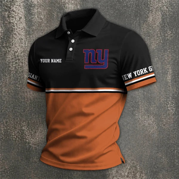 [SPECIAL OFFER] NEW CUSTOMIZED NFL32 NYG NEW YORK GIANTS POLO SHIRT
