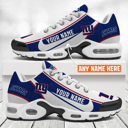 [SPECIAL OFFER] NEW CUSTOMIZED NFL32 NYG NEW YORK GIANTS AIR MAX PLUS SNEAKERS