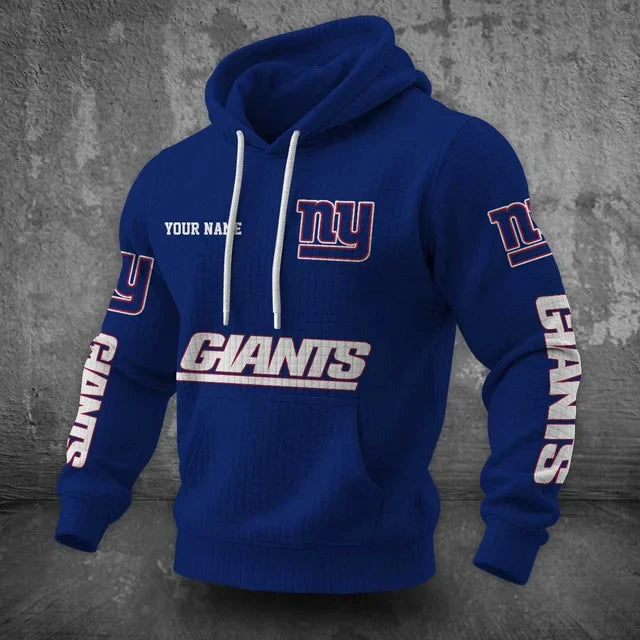 [SPECIAL OFFER] NEW CUSTOMIZED NFL32 NYG NEW YORK GIANTS UNISEX HOODED SWEATSHIRT