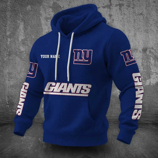[SPECIAL OFFER] NEW CUSTOMIZED NFL32 NYG NEW YORK GIANTS UNISEX HOODED SWEATSHIRT