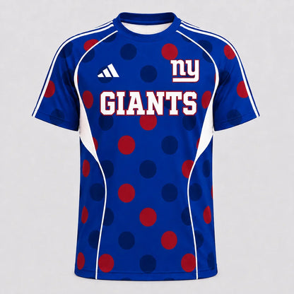 [SPECIAL OFFER] NEW CUSTOMIZED NFL32 NYG NEW YORK GIANTS RAGLAN TEE