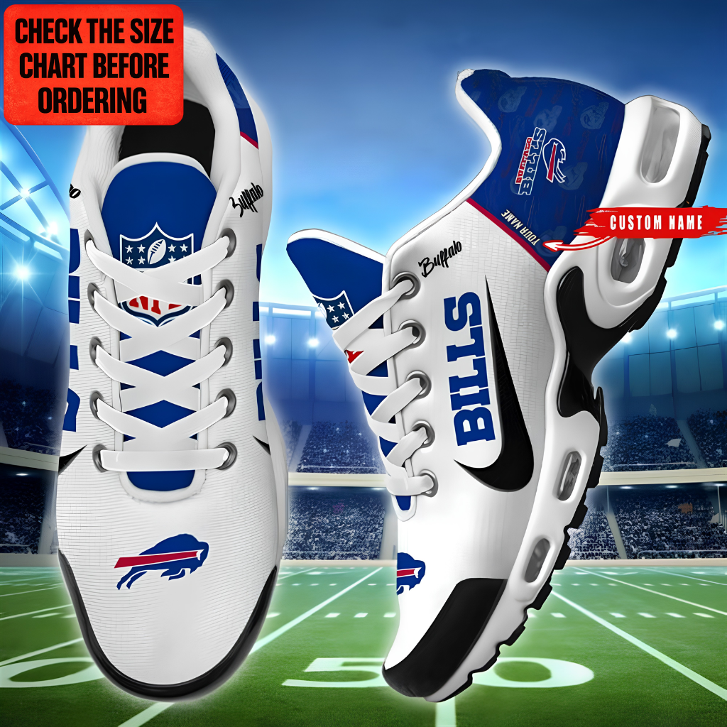 [SPECIAL OFFER] NEW CUSTOMIZED NFL03 BFB BUFFALO BILLS AIR MAX PLUS SNEAKERS