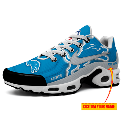 [SPECIAL OFFER] NEW CUSTOMIZED NFL04 DTL DETROIT LIONS AIR MAX PLUS SNEAKERS