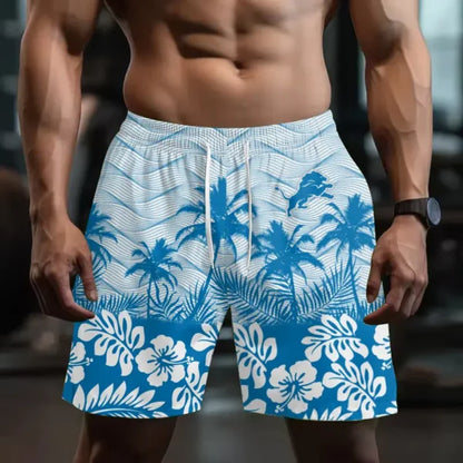 [SPECIAL OFFER] NEW CUSTOMIZED NFL04 DTL DETROIT LIONS SHORT PANTS