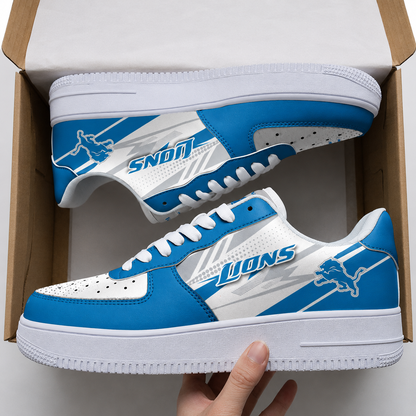 [SPECIAL OFFER] NEW CUSTOMIZED NFL04 DTL DETROIT LIONS AF1 SNEAKERS