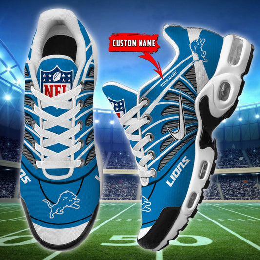 [SPECIAL OFFER] NEW CUSTOMIZED NFL04 DTL DETROIT LIONS AIR MAX PLUS SNEAKERS