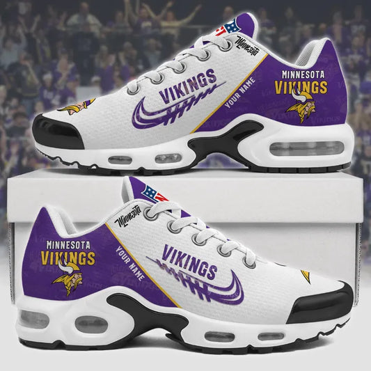 [SPECIAL OFFER] NEW CUSTOMIZED NFL05 MVK MINNESOTA VIKINGS AIR MAX PLUS SNEAKERS