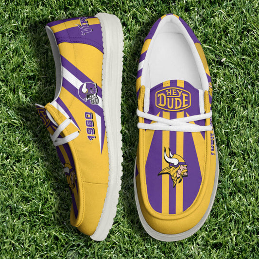[SPECIAL OFFER] NEW CUSTOMIZED NFL05 MVK MINNESOTA VIKINGS LOAFER SHOES