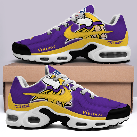 [SPECIAL OFFER] NEW CUSTOMIZED NFL05 MVK MINNESOTA VIKINGS AIR MAX PLUS SNEAKERS
