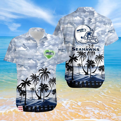 [SPECIAL OFFER] NEW CUSTOMIZED NFL06 SSH SEATTLE SEAHAWKS UNISEX HAWAIIAN SHIRT