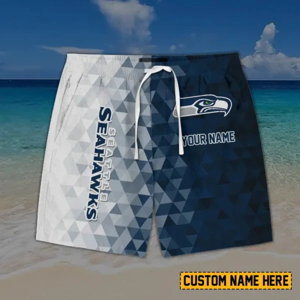 [SPECIAL OFFER] NEW CUSTOMIZED NFL06 SSH SEATTLE SEAHAWKS SHORT PANTS