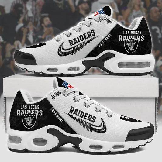 [SPECIAL OFFER] NEW CUSTOMIZED NFL07 LVR LAS VEGAS RAIDERS AIR MAX PLUS SNEAKERS