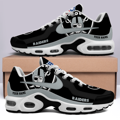 [SPECIAL OFFER] NEW CUSTOMIZED NFL07 LVR LAS VEGAS RAIDERS AIR MAX PLUS SNEAKERS