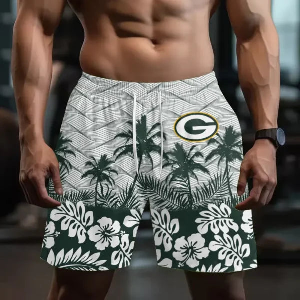 [SPECIAL OFFER] NEW CUSTOMIZED NFL08 GBP GREEN BAY PACKERS SHORT PANTS