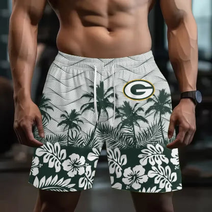 [SPECIAL OFFER] NEW CUSTOMIZED NFL08 GBP GREEN BAY PACKERS SHORT PANTS