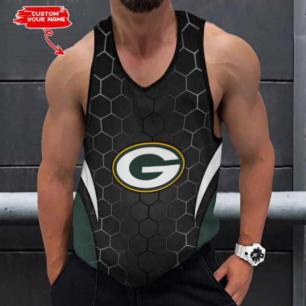[SPECIAL OFFER] NEW CUSTOMIZED NFL08 GBP GREEN BAY PACKERS UNISEX TANK TOP