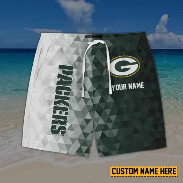 [SPECIAL OFFER] NEW CUSTOMIZED NFL08 GBP GREEN BAY PACKERS SHORT PANTS