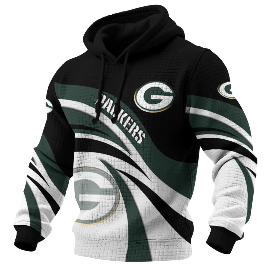 [SPECIAL OFFER] NEW CUSTOMIZED NFL08 GBP GREEN BAY PACKERS UNISEX HOODED SWEATSHIRT