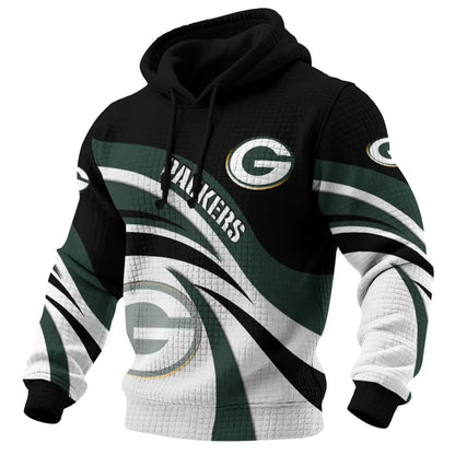 [SPECIAL OFFER] NEW CUSTOMIZED NFL08 GBP GREEN BAY PACKERS UNISEX HOODED SWEATSHIRT