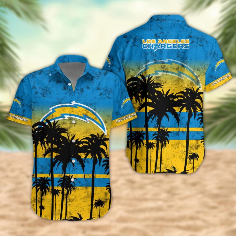 [SPECIAL OFFER] NEW CUSTOMIZED NFL09 LAC LOS ANGELES CHARGERS UNISEX HAWAIIAN SHIRT