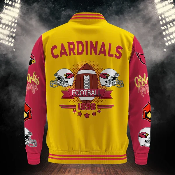[SPECIAL OFFER] NEW CUSTOMIZED NFL20 ARC ARIZONA CARDINALS BASEBALL JACKET