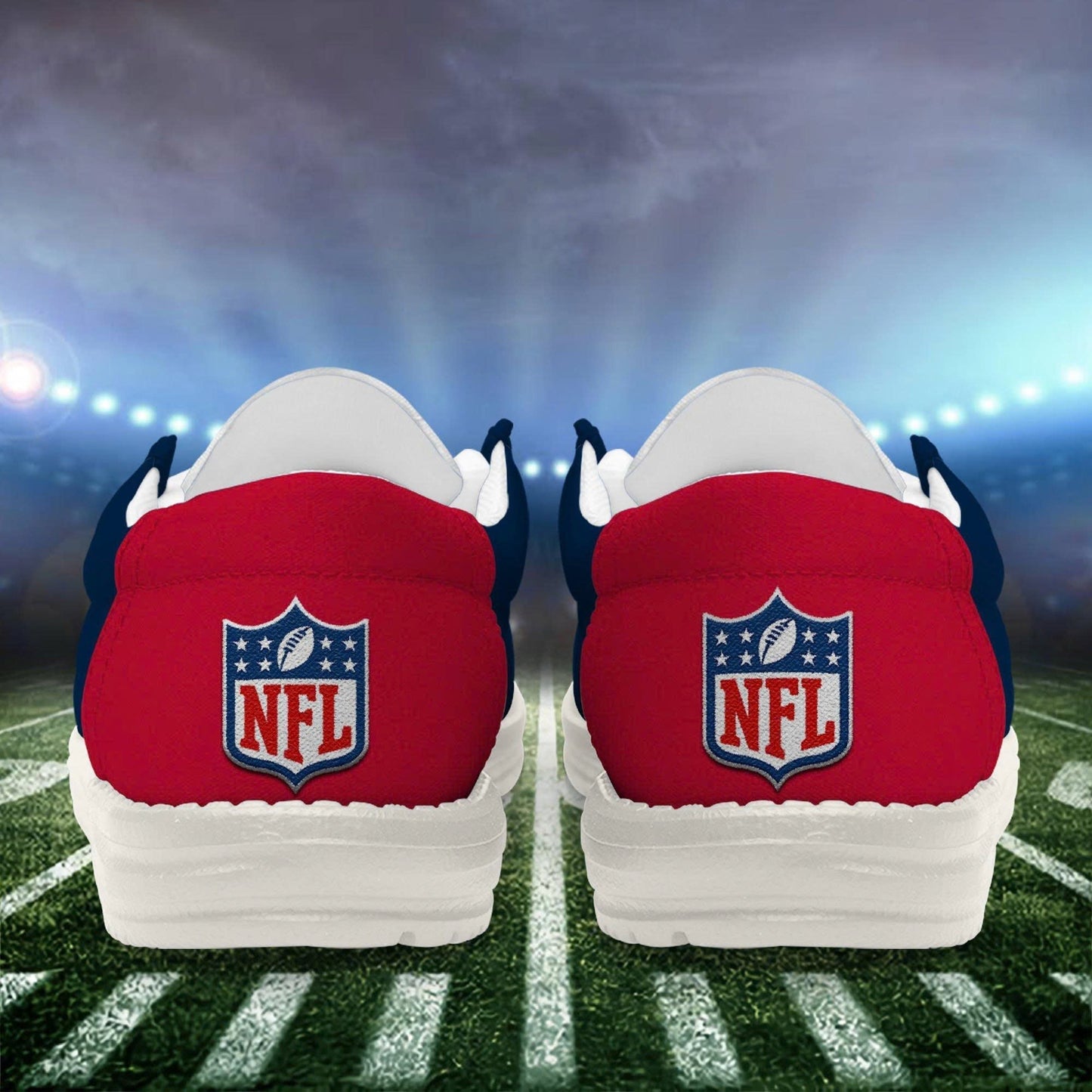 [SPECIAL OFFER] NEW CUSTOMIZED NFL03 BFB BUFFALO BILLS LOAFER SHOES