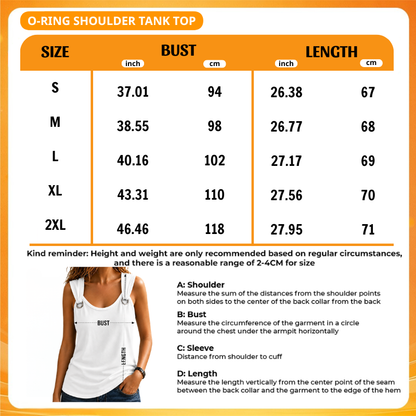 [SPECIAL OFFER] NEW CUSTOMIZED NFL16 CCB CINCINNATI BENGALS O-RING SHOULDER TANK TOP