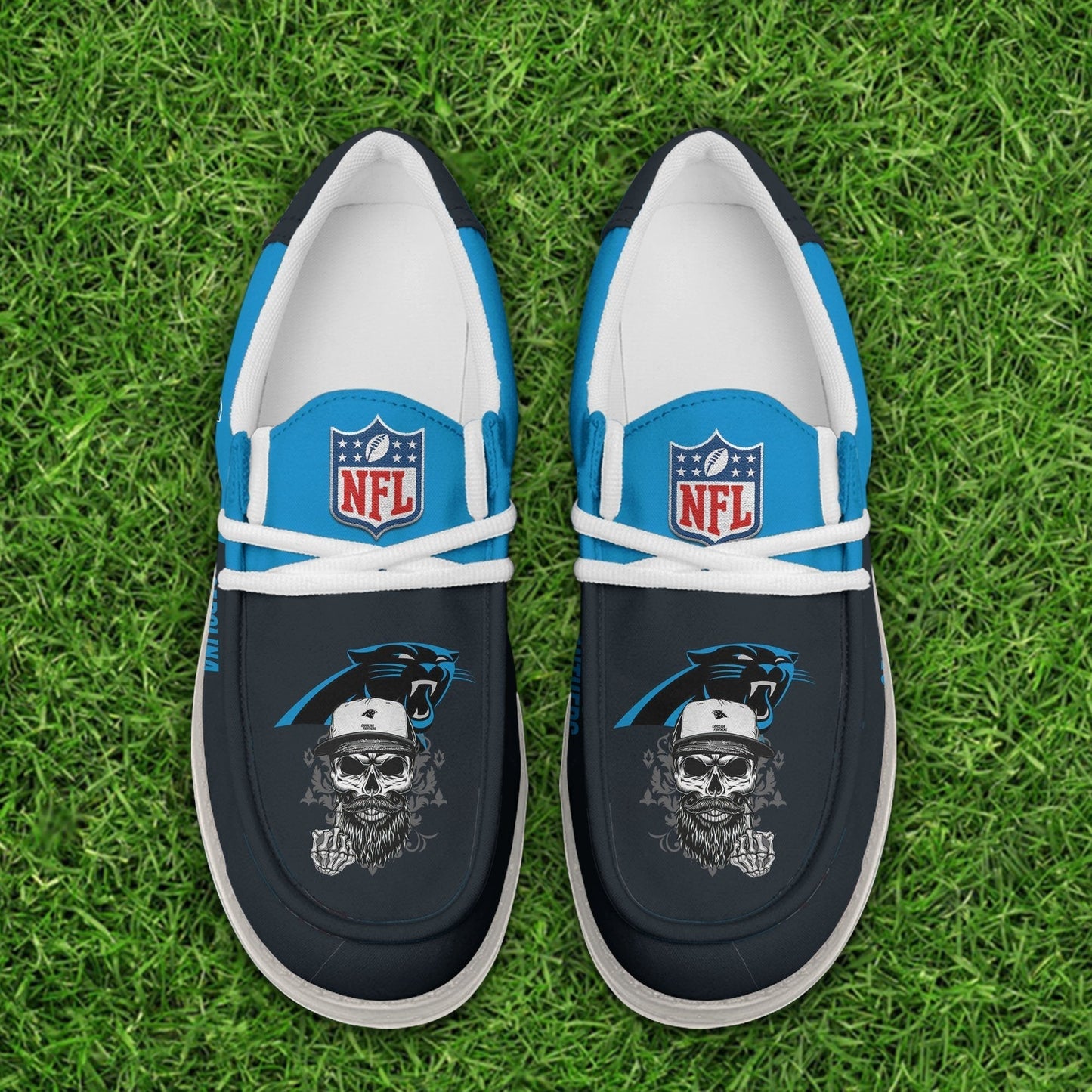 [SPECIAL OFFER] NEW CUSTOMIZED NFL23 CLP CAROLINA PANTHERS LOAFER SHOES