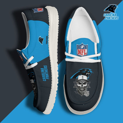 [SPECIAL OFFER] NEW CUSTOMIZED NFL23 CLP CAROLINA PANTHERS LOAFER SHOES