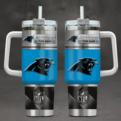 [SPECIAL OFFER] NEW CUSTOMIZED NFL23 CLP CAROLINA PANTHERS TUMBLER CUP