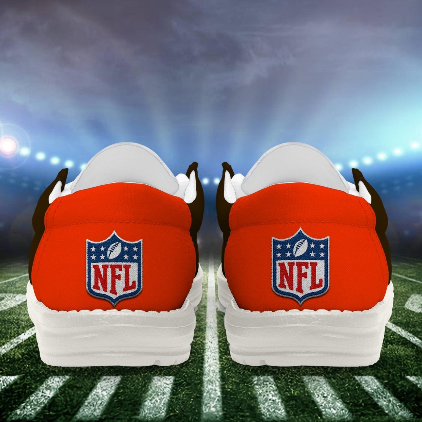 [SPECIAL OFFER] NEW CUSTOMIZED NFL29 CLB CLEVELAND BROWNS LOAFER SHOES