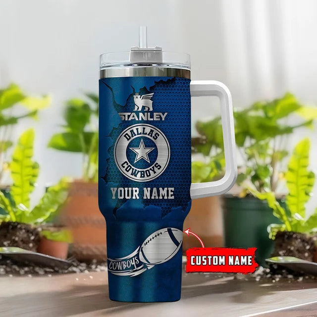 [SPECIAL OFFER] NEW CUSTOMIZED NFL21 DCB DALLAS COWBOYS TUMBLER CUP