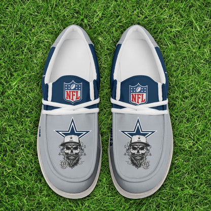 [SPECIAL OFFER] NEW CUSTOMIZED NFL21 DCB DALLAS COWBOYS LOAFER SHOES