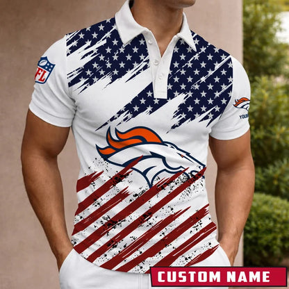 [SPECIAL OFFER] NEW CUSTOMIZED NFL13 DVB DENVER BRONCOS POLO SHIRT