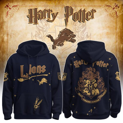 [SPECIAL OFFER] NEW CUSTOMIZED NFL04 DTL DETROIT LIONS x HARRY POTTER T-SHIRT, HOODIE, ZIP HOODIE