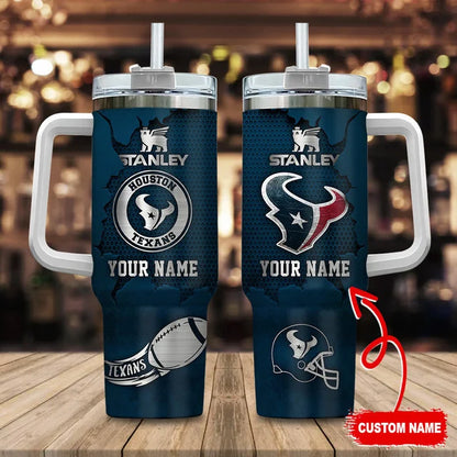 [SPECIAL OFFER] NEW CUSTOMIZED NFL15 HTT HOUSTON TEXANS TUMBLER CUP