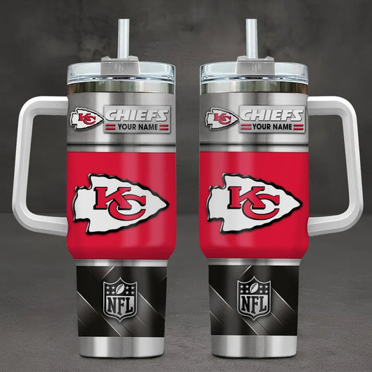 [SPECIAL OFFER] NEW CUSTOMIZED NFL01 KCC KANSAS CITY CHIEFS TUMBLER CUP