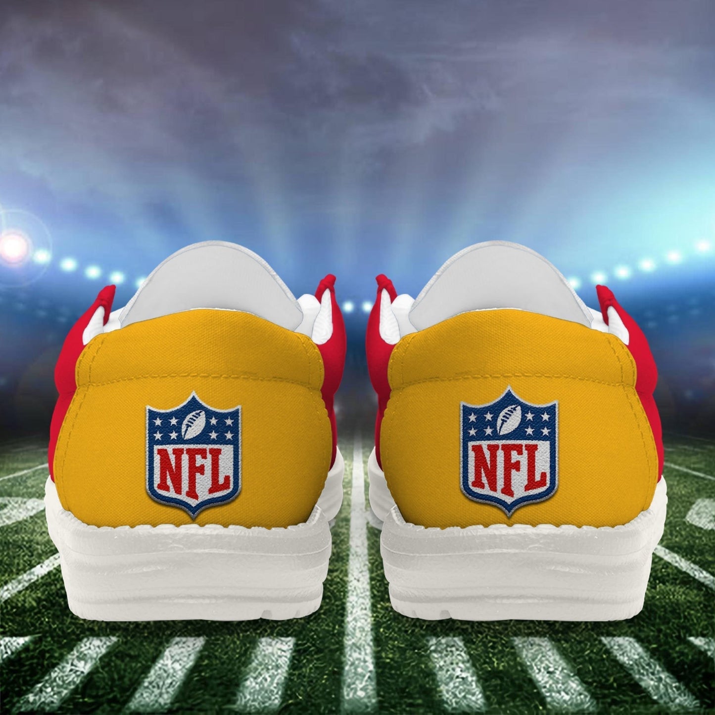 [SPECIAL OFFER] NEW CUSTOMIZED NFL01 KCC KANSAS CITY CHIEFS LOAFER SHOES