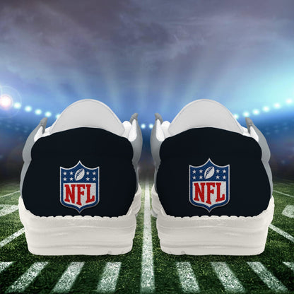 [SPECIAL OFFER] NEW CUSTOMIZED NFL07 LVR LAS VEGAS RAIDERS LOAFER SHOES