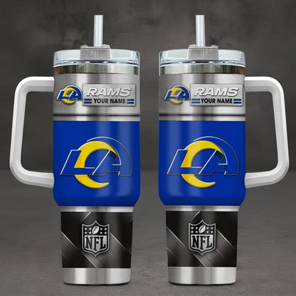 [SPECIAL OFFER] NEW CUSTOMIZED NFL22 LAR LOS ANGELES RAMS TUMBLER CUP