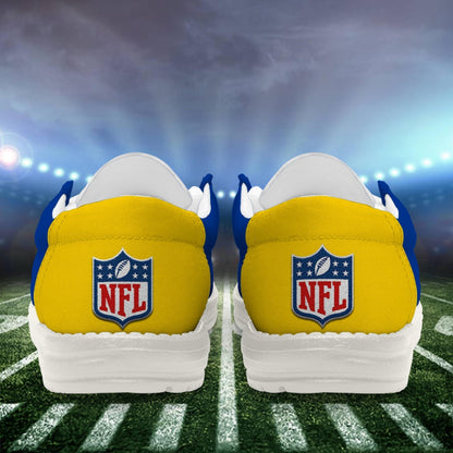 [SPECIAL OFFER] NEW CUSTOMIZED NFL22 LAR LOS ANGELES RAMS LOAFER SHOES
