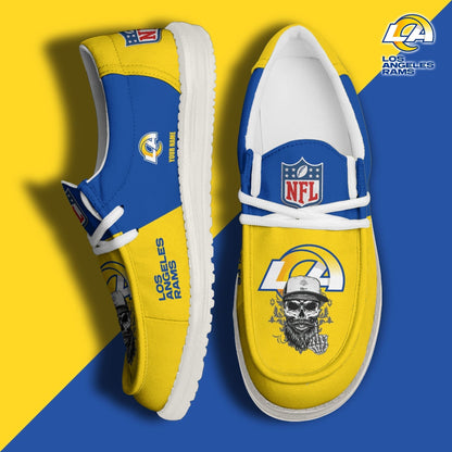 [SPECIAL OFFER] NEW CUSTOMIZED NFL22 LAR LOS ANGELES RAMS LOAFER SHOES